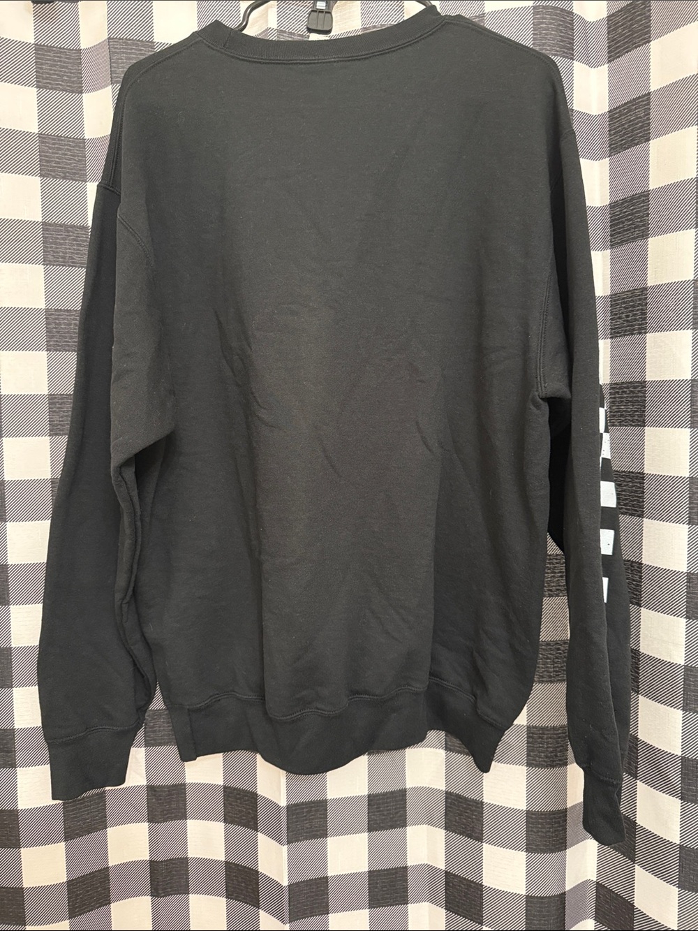 Port and Company Black Sweatshirt with Red Cherry Graphic - Picture 2 of 2